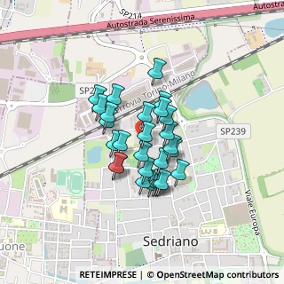 Mappa Via C. Marx, 20018 Sedriano MI, Italia (0.3)