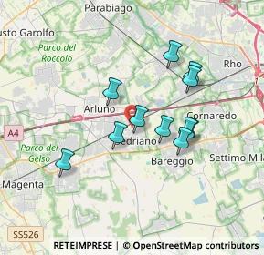 Mappa Via C. Marx, 20018 Sedriano MI, Italia (2.94545)