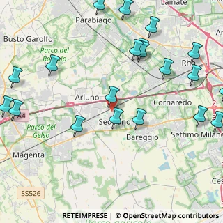 Mappa Via C. Marx, 20018 Sedriano MI, Italia (5.5955)