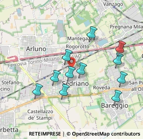 Mappa Via C. Marx, 20018 Sedriano MI, Italia (1.81455)