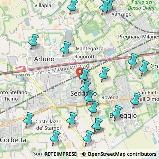 Mappa Via C. Marx, 20018 Sedriano MI, Italia (2.7065)