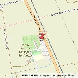 Mappa Corso Risorgimento, 405, 28100 Novara, Novara (Piemonte)