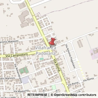 Mappa Via Piazzola, 2, 35010 Villafranca Padovana, Padova (Veneto)