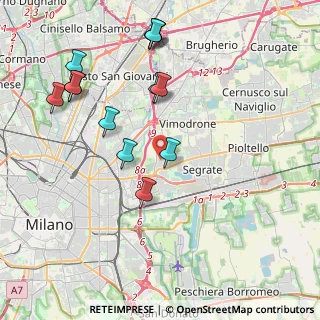 Mappa Strada degli Ovi, 20054 Segrate MI, Italia (4.34769)
