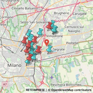 Mappa Strada degli Ovi, 20054 Segrate MI, Italia (3.2415)