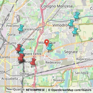 Mappa Strada degli Ovi, 20054 Segrate MI, Italia (2.63923)