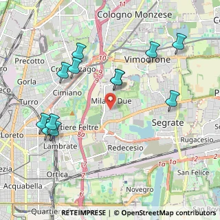 Mappa Strada degli Ovi, 20054 Segrate MI, Italia (2.23083)
