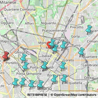 Mappa Marche Zara, 20124 Milano MI, Italia (2.90789)