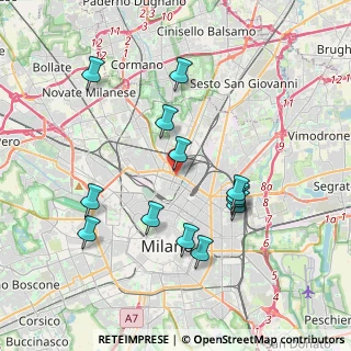Mappa Marche Zara, 20124 Milano MI, Italia (3.71692)