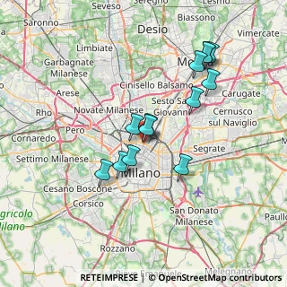 Mappa Marche Zara, 20124 Milano MI, Italia (6.48615)