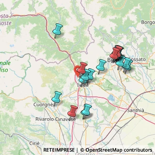 Mappa Via Fossale, 10016 Montalto Dora TO, Italia (15.0375)