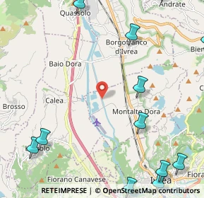 Mappa Via Fossale, 10016 Montalto Dora TO, Italia (3.33417)