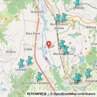 Mappa Via Fossale, 10016 Montalto Dora TO, Italia (2.94727)
