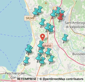 Mappa Str. del Casetto, 37017 Lazise VR, Italia (3.80053)
