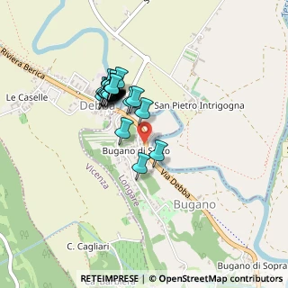 Mappa Via Debba, 36023 Longare VI, Italia (0.35385)
