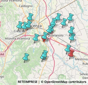 Mappa Via Debba, 36023 Longare VI, Italia (7.32684)