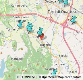 Mappa Via Debba, 36023 Longare VI, Italia (2.74154)