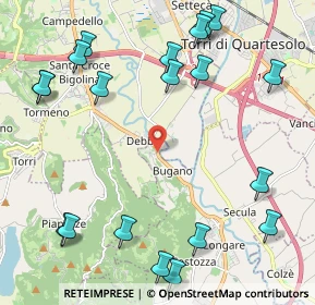 Mappa Via Debba, 36023 Longare VI, Italia (2.7785)