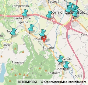 Mappa Via Debba, 36023 Longare VI, Italia (2.66083)