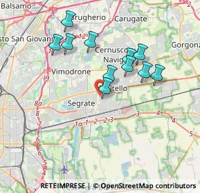 Mappa Via Brescia, 20096 Pioltello MI, Italia (3.26364)