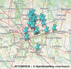 Mappa Via Brescia, 20096 Pioltello MI, Italia (9.812)