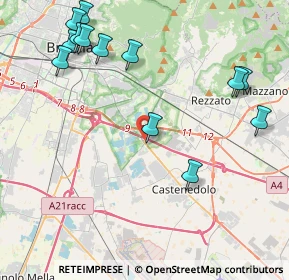 Mappa Via delle Bettole, 25129 Bettole BS, Italia (5.05615)