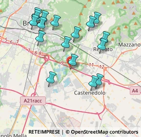 Mappa Via delle Bettole, 25129 Bettole BS, Italia (4.17118)