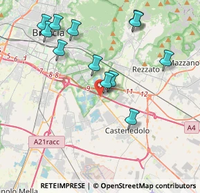 Mappa Via delle Bettole, 25129 Bettole BS, Italia (4.1775)