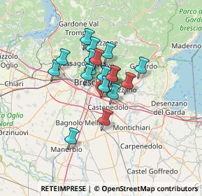 Mappa Via delle Bettole, 25129 Bettole BS, Italia (9.11389)