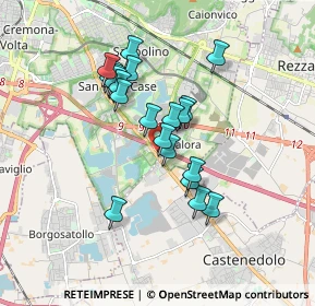 Mappa Via delle Bettole, 25129 Bettole BS, Italia (1.4255)