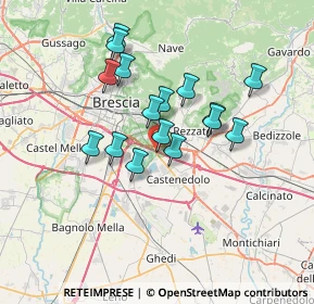 Mappa Via delle Bettole, 25129 Bettole BS, Italia (5.74438)