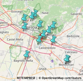 Mappa Via delle Bettole, 25129 Bettole BS, Italia (6.71538)