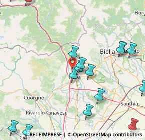 Mappa Via Cernaia, 10016 Montalto Dora TO, Italia (21.70625)