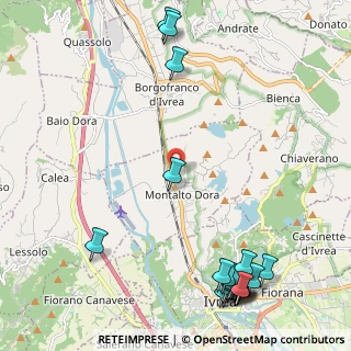 Mappa Via Cernaia, 10016 Montalto Dora TO, Italia (3.137)