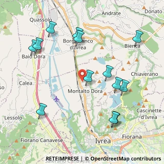 Mappa Via Cernaia, 10016 Montalto Dora TO, Italia (2.31615)