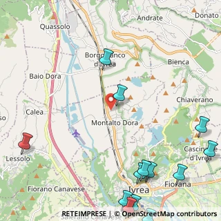 Mappa Via Cernaia, 10016 Montalto Dora TO, Italia (3.38154)