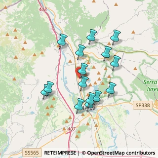 Mappa Via Cernaia, 10016 Montalto Dora TO, Italia (3.32733)