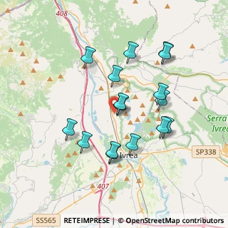 Mappa Via Cernaia, 10016 Montalto Dora TO, Italia (3.40188)