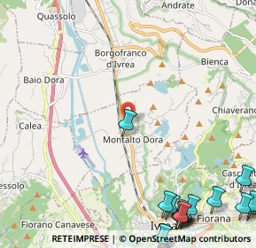 Mappa Via Cernaia, 10016 Montalto Dora TO, Italia (3.57125)