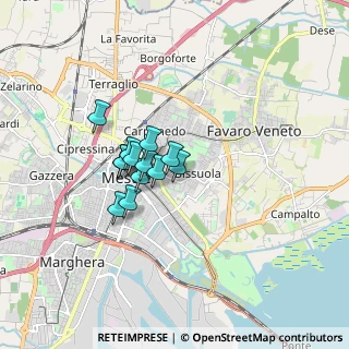 Mappa Via Caterina Cornaro, 30173 Venezia VE, Italia (1.14)