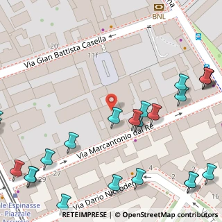 Mappa Via Marcantonio dal Re, 20156 Milano MI, Italia (0.08333)