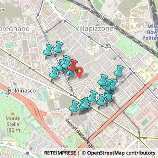 Mappa Via Marcantonio dal Re, 20156 Milano MI, Italia (0.3965)