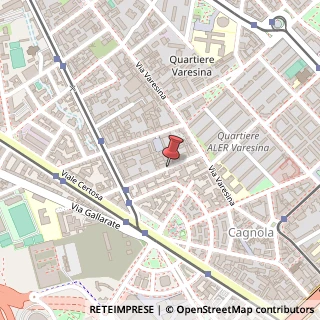 Mappa Via Marcantonio Dal Re, 12, 20156 Milano, Milano (Lombardia)