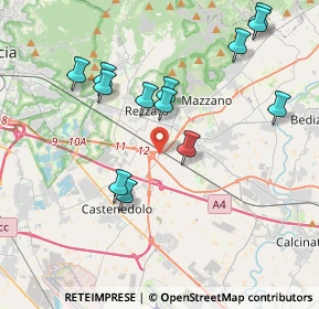 Mappa Via Narciso Bronzetti, 25080 Molinetto BS, Italia (4.02923)