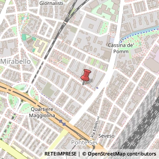 Mappa Via Cardinale Giovanni Cagliero, 7, 20125 Milano, Milano (Lombardia)