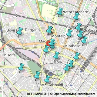 Mappa Via Monticelli, 20159 Milano MI, Italia (1.1085)