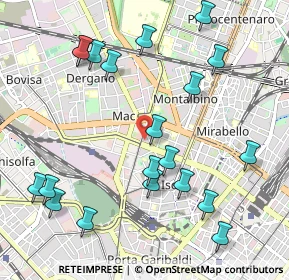 Mappa Via Monticelli, 20159 Milano MI, Italia (1.183)