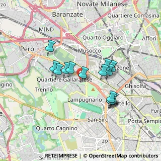 Mappa Via delle Ande, 20151 Milano MI, Italia (1.46571)