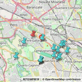 Mappa Via delle Ande, 20151 Milano MI, Italia (2.20875)