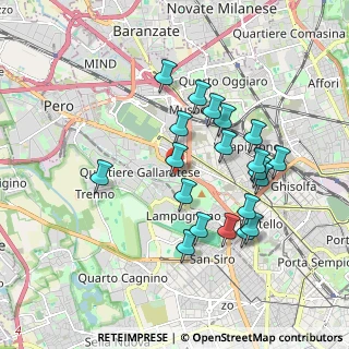 Mappa Via delle Ande, 20151 Milano MI, Italia (1.744)